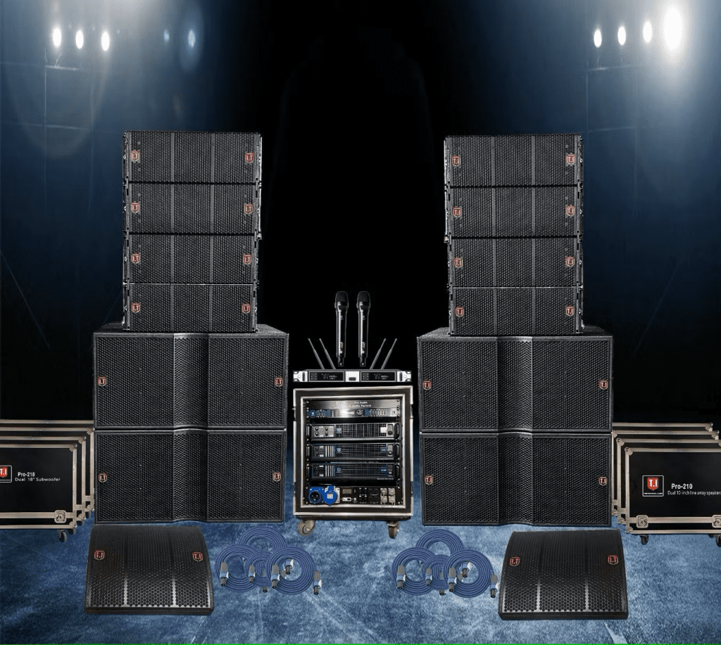Passive-Line-Array-Sound-System-for-Big-Show-and-Event1
